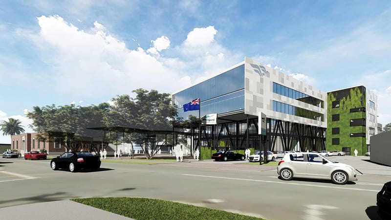 Whangarei Civic centre rendered image